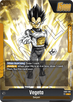 Vegeta // Vegeta (FB02-105) [Fusion World] (V.1 - Leader) - Blazing Aura [Fusion World]