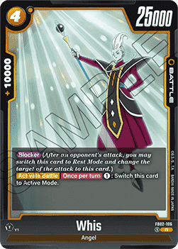 Whis (FB02-106) [Fusion World] - Blazing Aura [Fusion World]