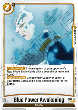 Blue Power Awakening (FB02-136) [Fusion World] - Blazing Aura [Fusion World]