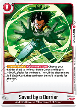 Saved by a Barrier (FB02-033) [Fusion World] (V.1 - Rare) - Unnumbered Promos [Fusion World]