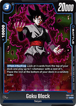 Goku Black (FB02-039) [Fusion World] (V.1 - Uncommon) - Unnumbered Promos [Fusion World]