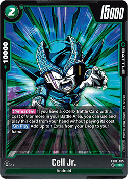 Cell Jr. (FB02-085) [Fusion World] (V.1 - Rare) - Unnumbered Promos [Fusion World]