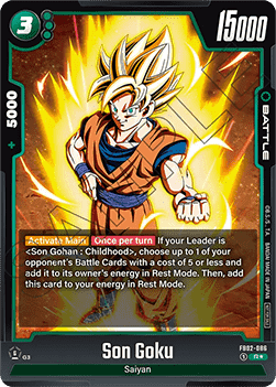 Son Goku (FB02-086) [Fusion World] (V.1 - Rare) - Unnumbered Promos [Fusion World]