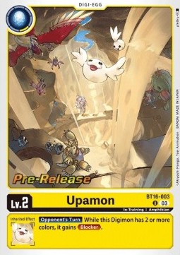Upamon (BT16-003) (V.1) - Promos: Beginning Observer