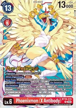 Phoenixmon (X Antibody) (BT16-015) - Promos: Beginning Observer