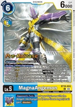 MagnaAngemon (BT16-024) - Promos: Beginning Observer
