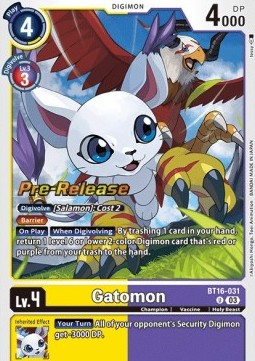 Gatomon (BT16-031) - Promos: Beginning Observer