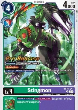 Stingmon (BT16-041) - Promos: Beginning Observer