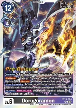Dorugoramon (BT16-064) - Promos: Beginning Observer