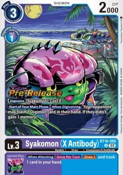 Syakomon (X Antibody) (BT16-066) - Promos: Beginning Observer