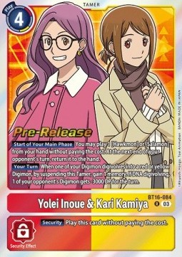Yolei Inoue & Kari Kamiya (BT16-084) - Promos: Beginning Observer