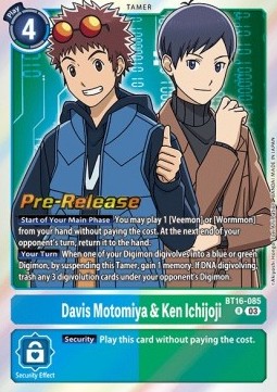 Davis Motomiya & Ken Ichijoji (BT16-085) - Promos: Beginning Observer