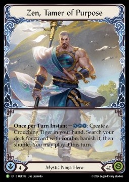 Zen, Tamer of Purpose (Rainbow Foil) - Hero Promos