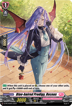 Blue-haired Prodigy, Receus [D Format] (V.2 - Promo) - D-Promos
