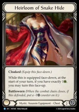 Heirloom of Snake Hide (Cold Foil) - Part the Mistveil