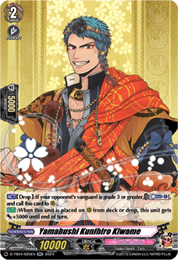 Yamabushi Kunihiro Kiwame [D-Format] (V.1 - Double Rare) - Touken Ranbu ONLINE 2023