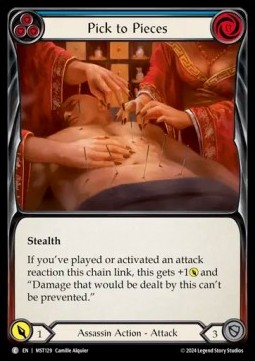 Pick to Pieces (Blue) (Regular) - Part the Mistveil