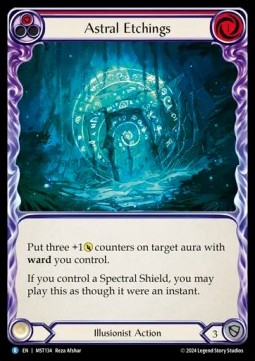 Astral Etchings (Red) (Rainbow Foil) - Part the Mistveil