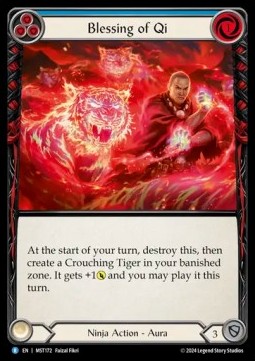 Blessing of Qi (Blue) (Regular) - Part the Mistveil