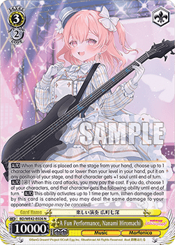 A Fun Performance, Nanami Hiromachi (V.1 - Common) - BanG Dream! Girls Band Party! Countdown Collection
