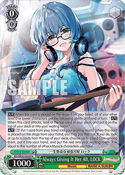 Always Giving It Her All, LOCK (V.1 - Common) - BanG Dream! Girls Band Party! Countdown Collection