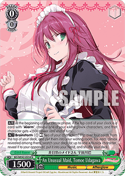 An Unusual Maid, Tomoe Udagawa (V.1 - Common) - BanG Dream! Girls Band Party! Countdown Collection