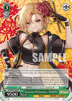 Passionate Performance, MASKING (V.1 - Common) - BanG Dream! Girls Band Party! Countdown Collection