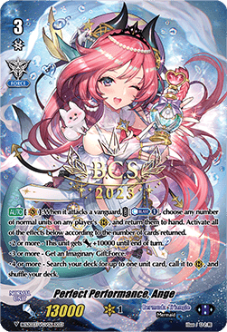 Perfect Performance, Ange [V Format] (V.1 - Promo) - Bushiroad Championship Series 2023