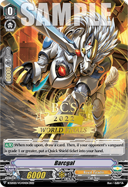 Barcgal [V Format] - Bushiroad Championship Series 2022