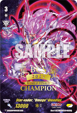 Star-vader, "Omega" Glendios [V Format] - Bushiroad Championship Series 2022
