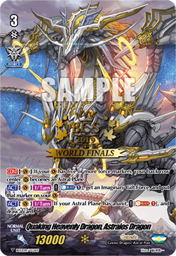 Quaking Heavenly Dragon, Astraios Dragon [V Format] - Bushiroad Championship Series 2019