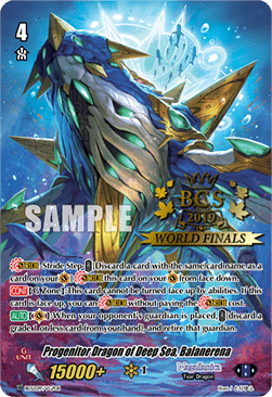 Progenitor Dragon of Deep Sea, Balanerena [V Format] - Bushiroad Championship Series 2019