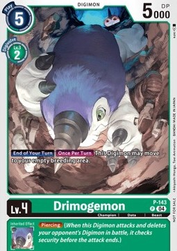 Drimogemon (P-143) (V.1) - Official Tournament Pack Events