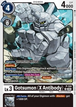 Gotsumon (X Antibody) (P-144) (V.1) - Official Tournament Pack Events