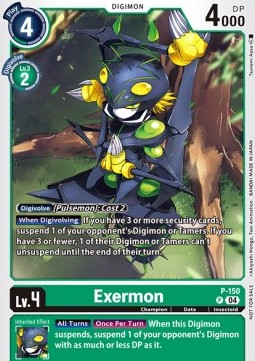 Exermon (P-150) (V.1) - Official Tournament Pack Events