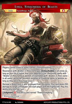 Lyka, Stregheria of Beasts // Lyka, Stregheria of the Beast (V.1 - Double Rare) - Thoth of the Trinity