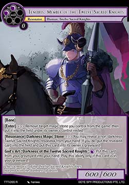 Tenebris, Member of the Twelve Sacred Knights - Thoth of the Trinity