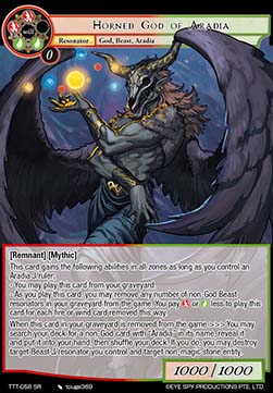 Horned God of Aradia (V.1 - Super Rare) - Thoth of the Trinity