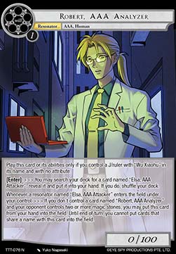 Robert, AAA Analyzer - Thoth of the Trinity