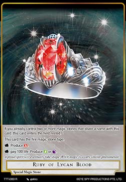 Ruby of Lycan Blood - Thoth of the Trinity