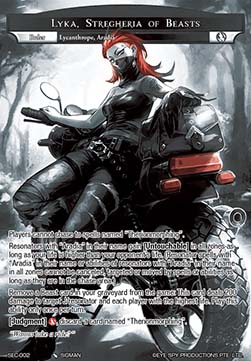 Lyka, Stregheria of Beasts // Lyka, Stregheria of the Beast (V.2 - Secret Rare) - Thoth of the Trinity