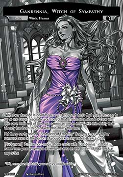 Gandennia, Witch of Sympathy // Gandennia, Empress of Empathy (V.2 - Secret Rare) - Thoth of the Trinity