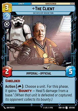 The Client, Dictated by Discretion - Shadows of the Galaxy