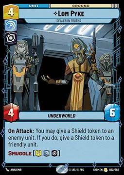 Lom Pyke, Dealer in Truths - Shadows of the Galaxy