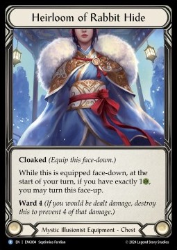 Heirloom of Rabbit Hide (Regular) - Part the Mistveil - Enigma Blitz Deck