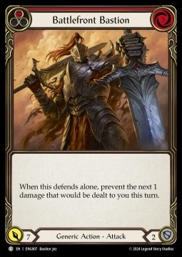 Battlefront Bastion (Red) (Regular) - Part the Mistveil - Enigma Blitz Deck