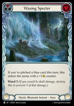Waxing Specter (Red) (Regular) - Part the Mistveil - Enigma Blitz Deck