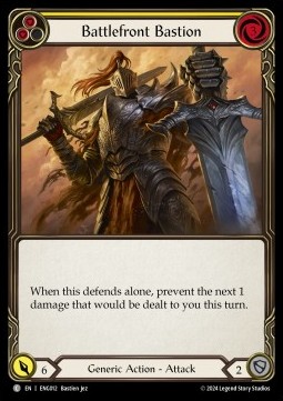 Battlefront Bastion (Yellow) (Regular) - Part the Mistveil - Enigma Blitz Deck