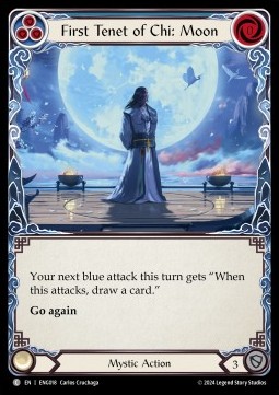First Tenet of Chi: Moon (Regular) - Part the Mistveil - Enigma Blitz Deck