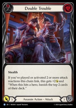 Double Trouble (Red) (Regular) - Part the Mistveil - Nuu Blitz Deck